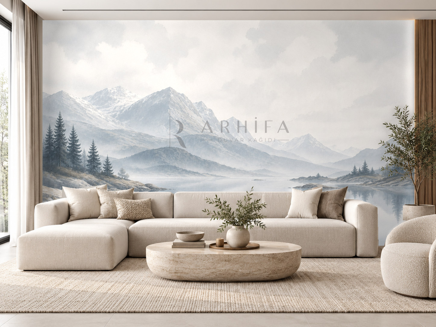 — Nordic Serenity Duvar Kağıdı (NL-013) – görsel 1