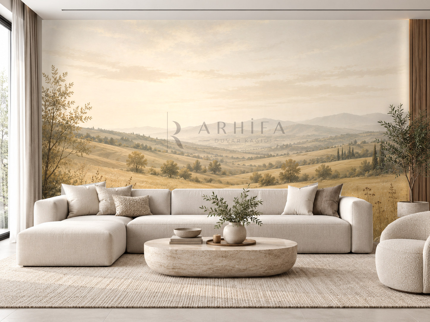 — Golden Meadow Duvar Kağıdı (PN-006) – görsel 1