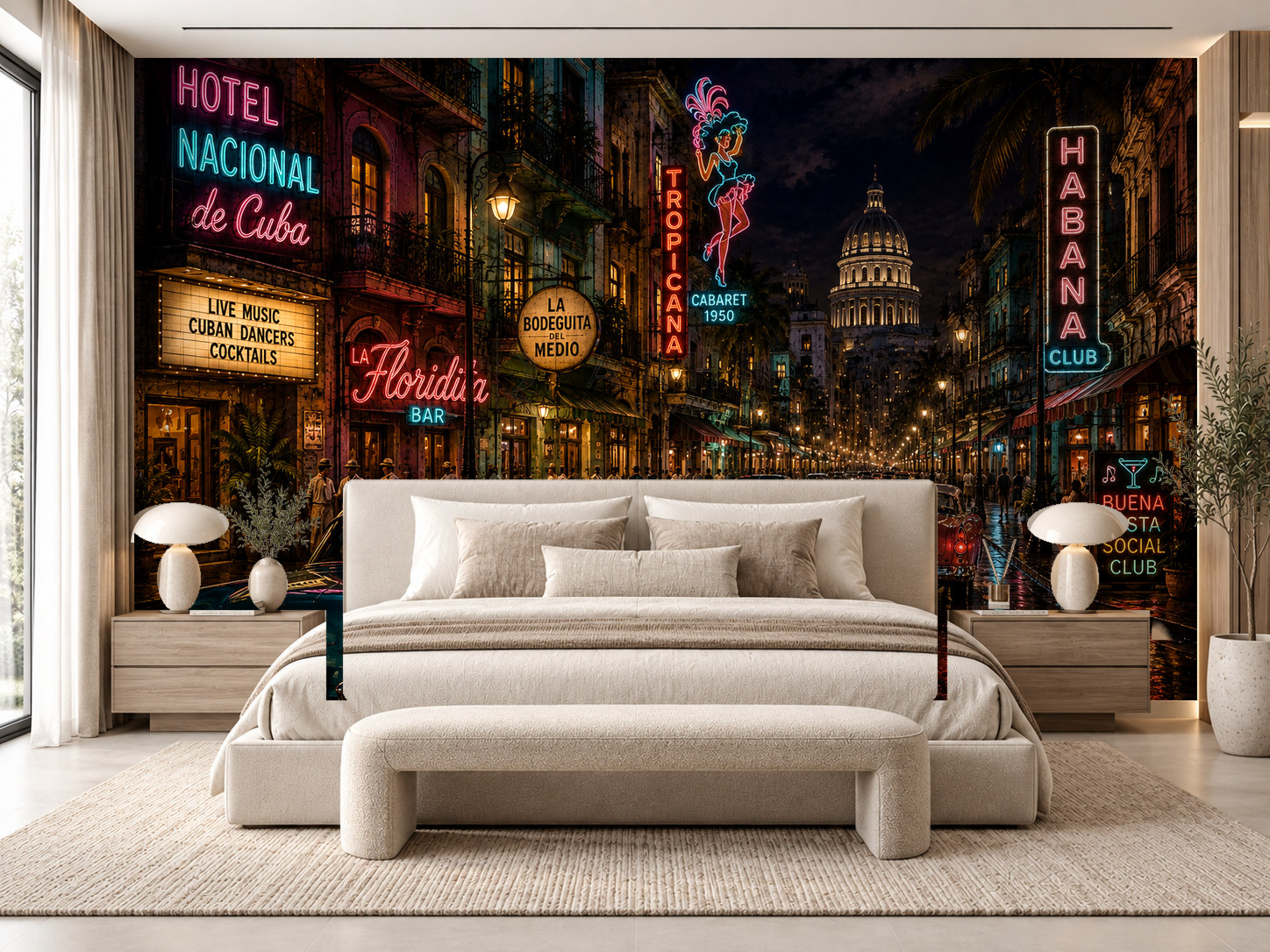— Havana Nights Duvar Kağıdı (VCN-012) – görsel 1