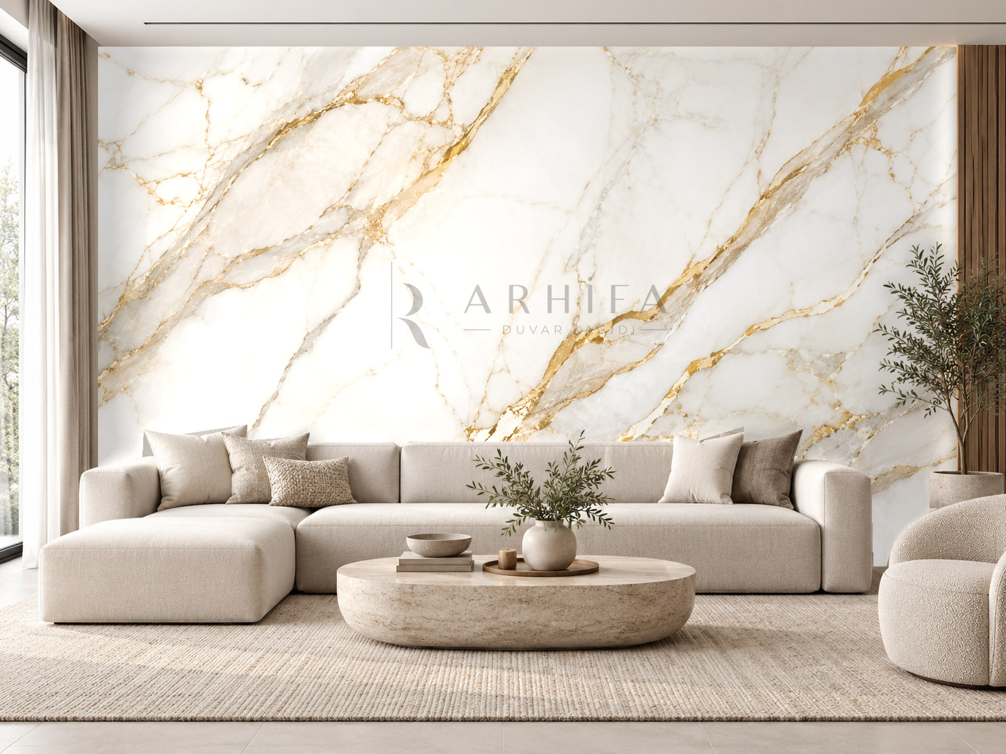 — Golden Vein Duvar Kağıdı (CG-001) – görsel 1