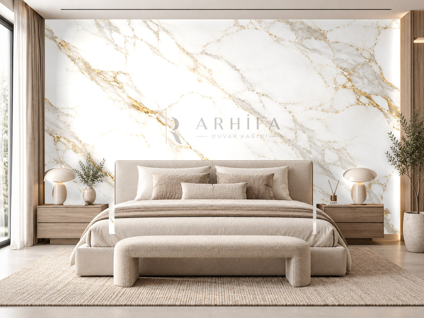 — White Elegance Duvar Kağıdı (CG-002) – görsel 1