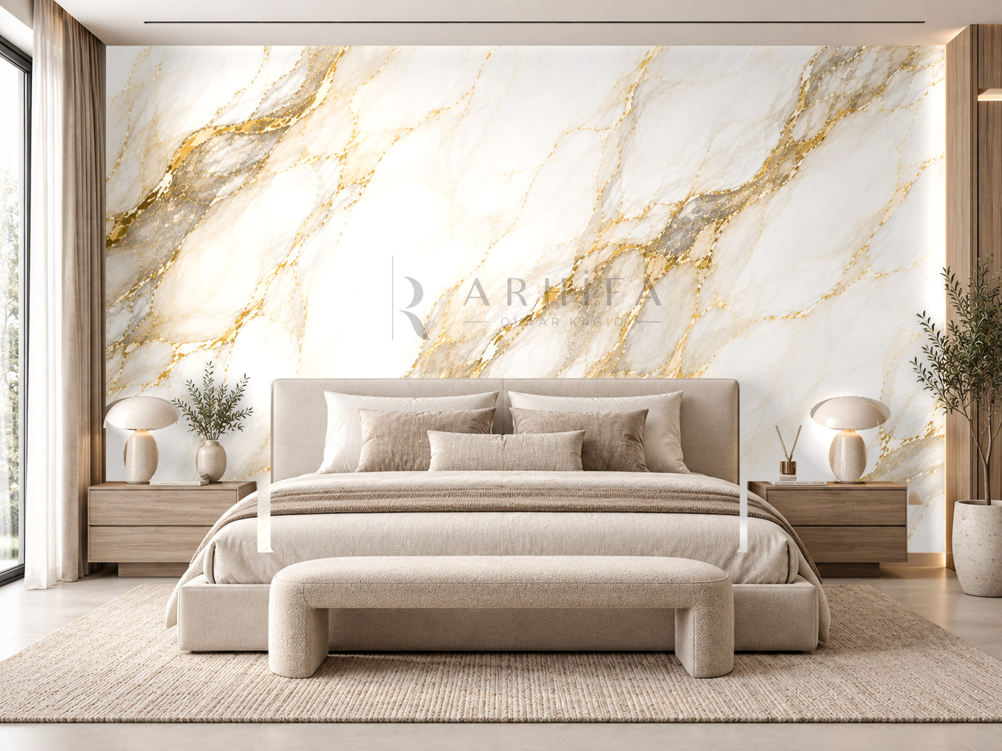 — Timeless Gold Duvar Kağıdı (CG-012) – görsel 1