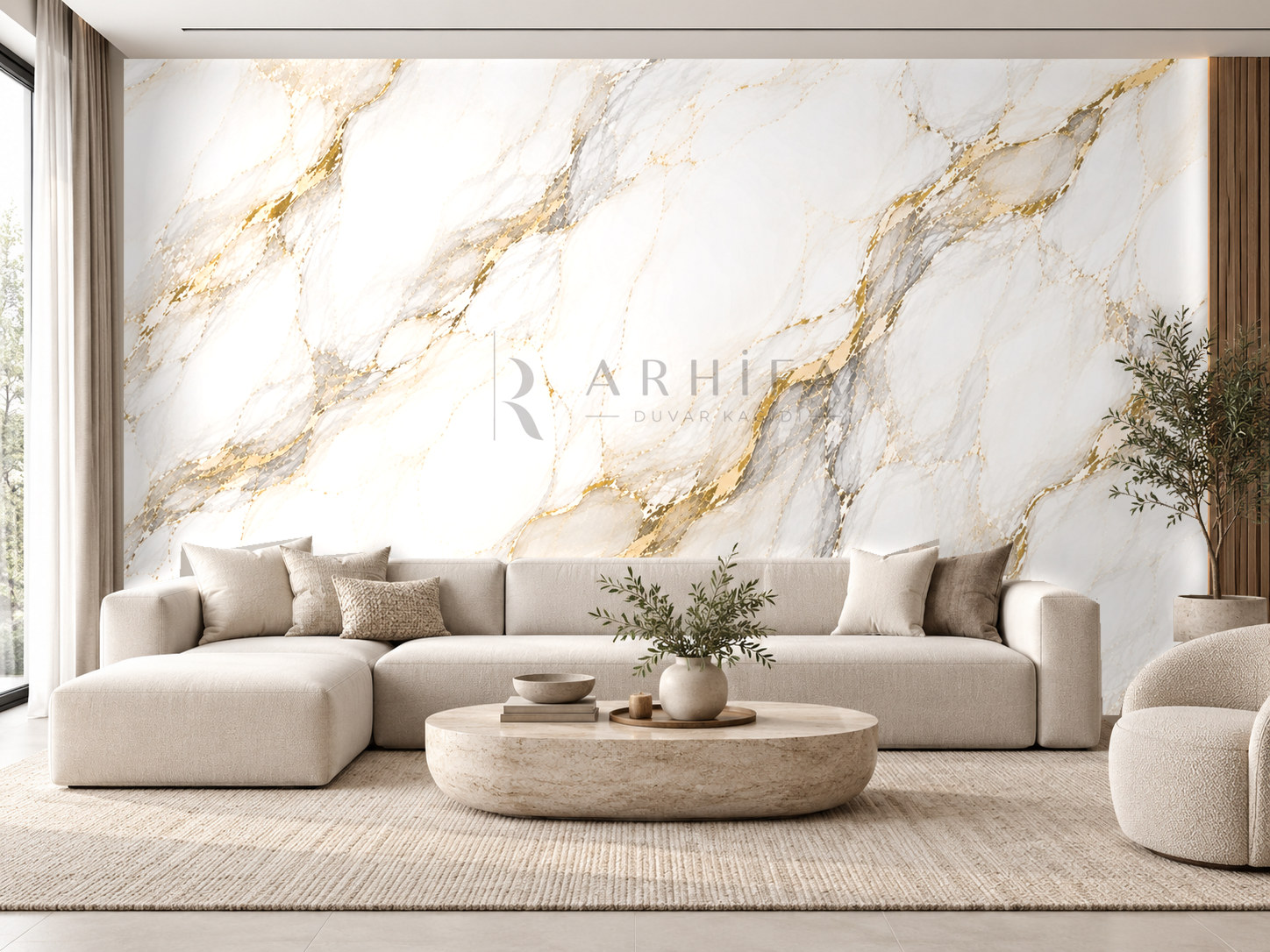 — Calacatta Signature Duvar Kağıdı (CG-015) – görsel 1