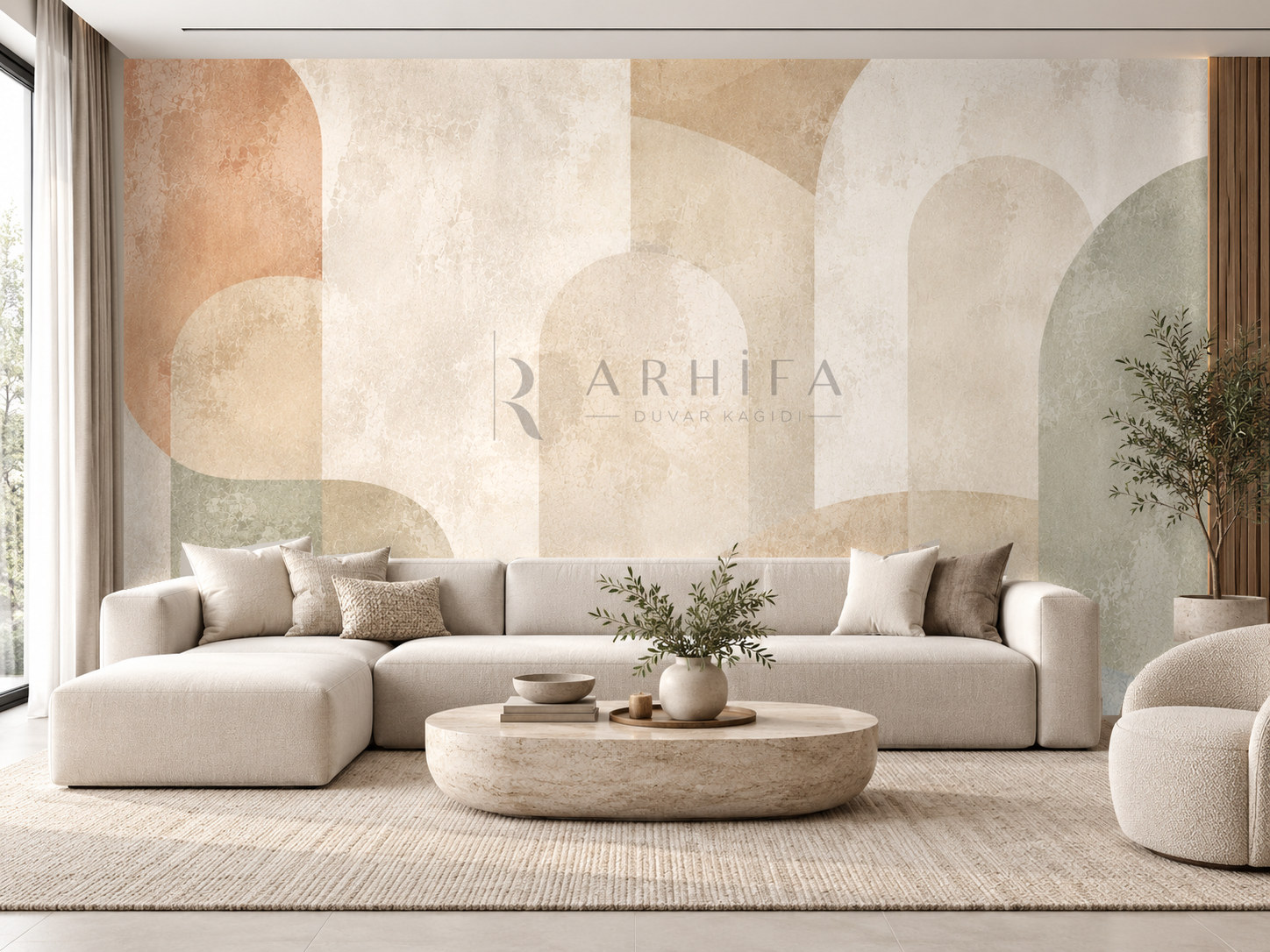 — Faded Forms Duvar Kağıdı (MF-008) – görsel 1