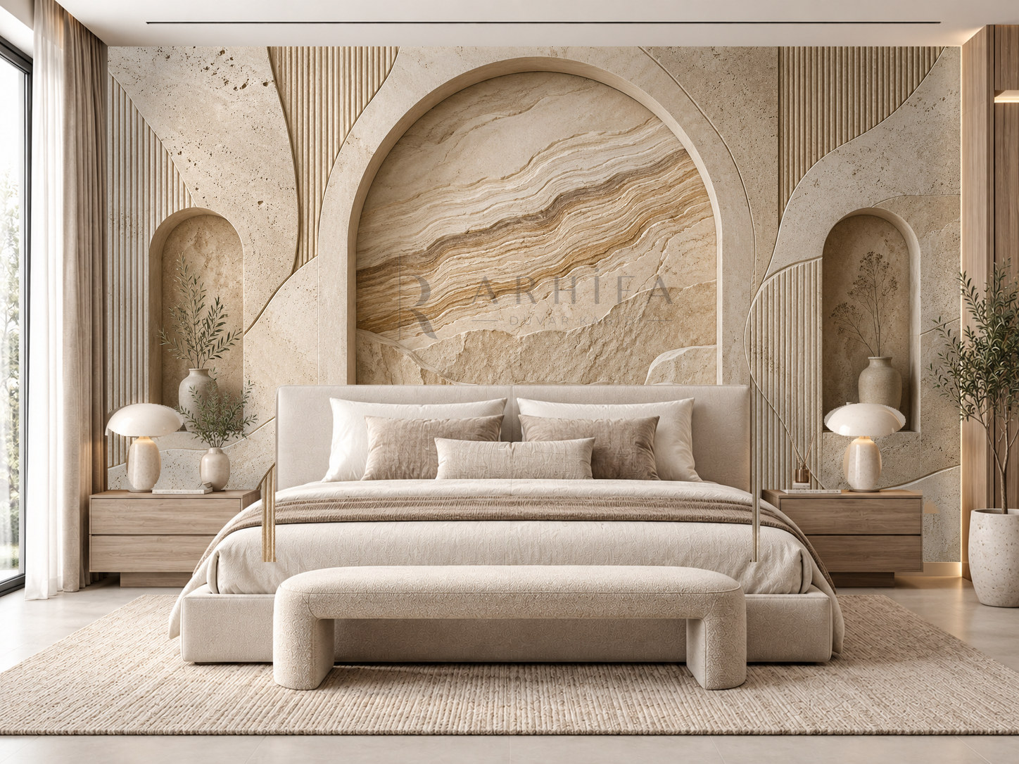 Carved Earth Duvar Kağıdı (NS-007) – görsel 1
