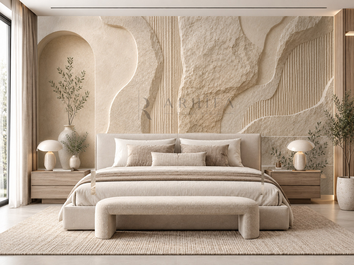 Stone Relief Duvar Kağıdı (NS-009) – görsel 1