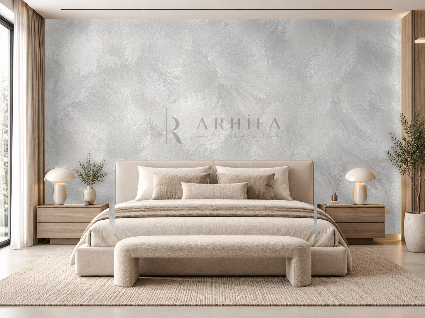 — Silver Mist Duvar Kağıdı (SPC-007) – görsel 1