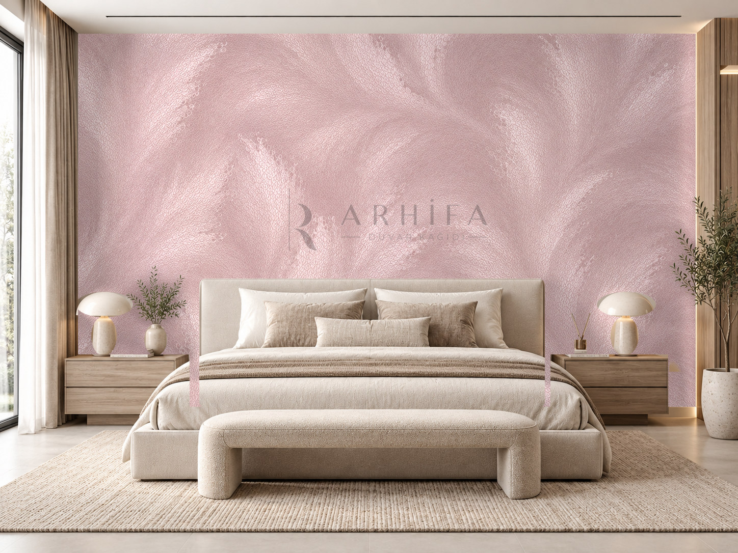 — Rose Pearl Duvar Kağıdı (SPC-012) – görsel 1
