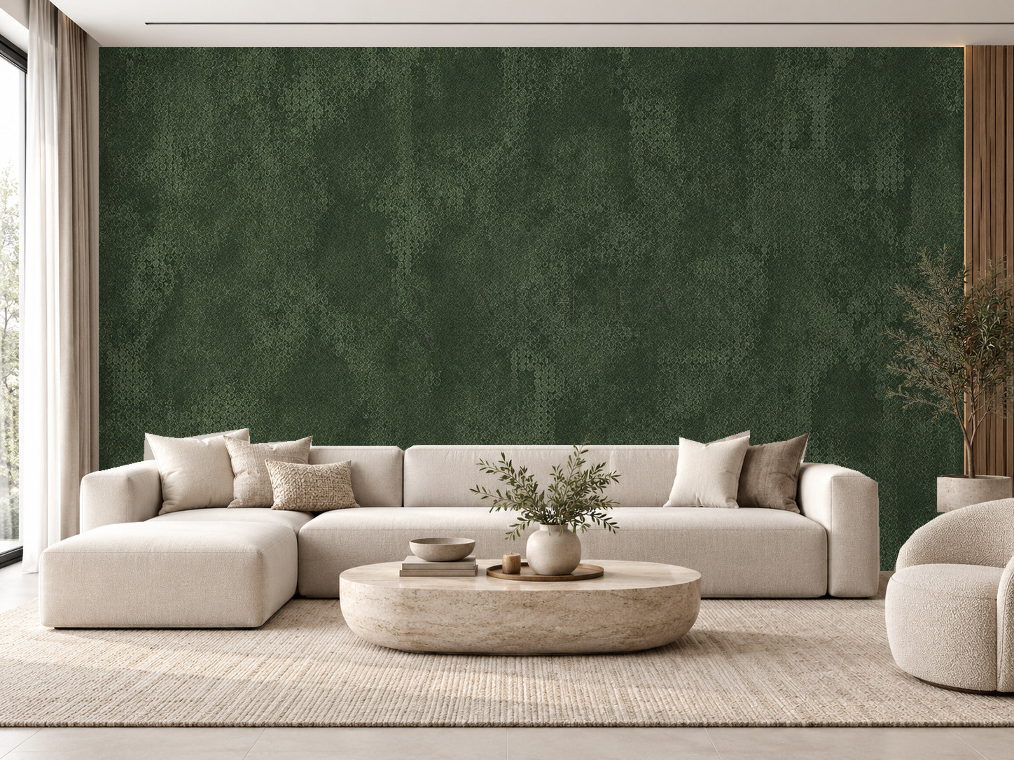 — Forest Green Mineral Duvar Kağıdı (STX-010) – görsel 1