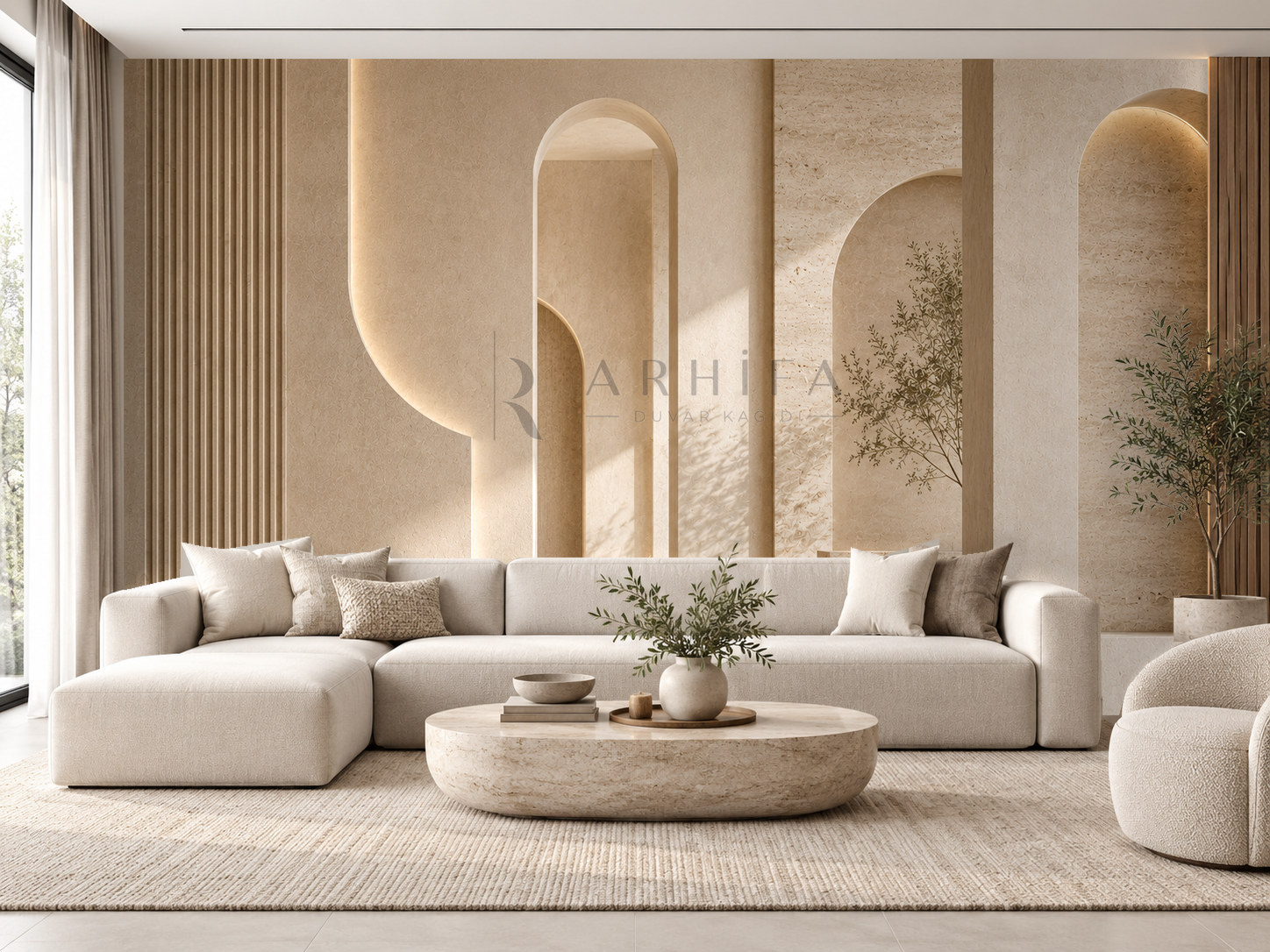 — Layered Walls Duvar Kağıdı (SA-005) – görsel 1