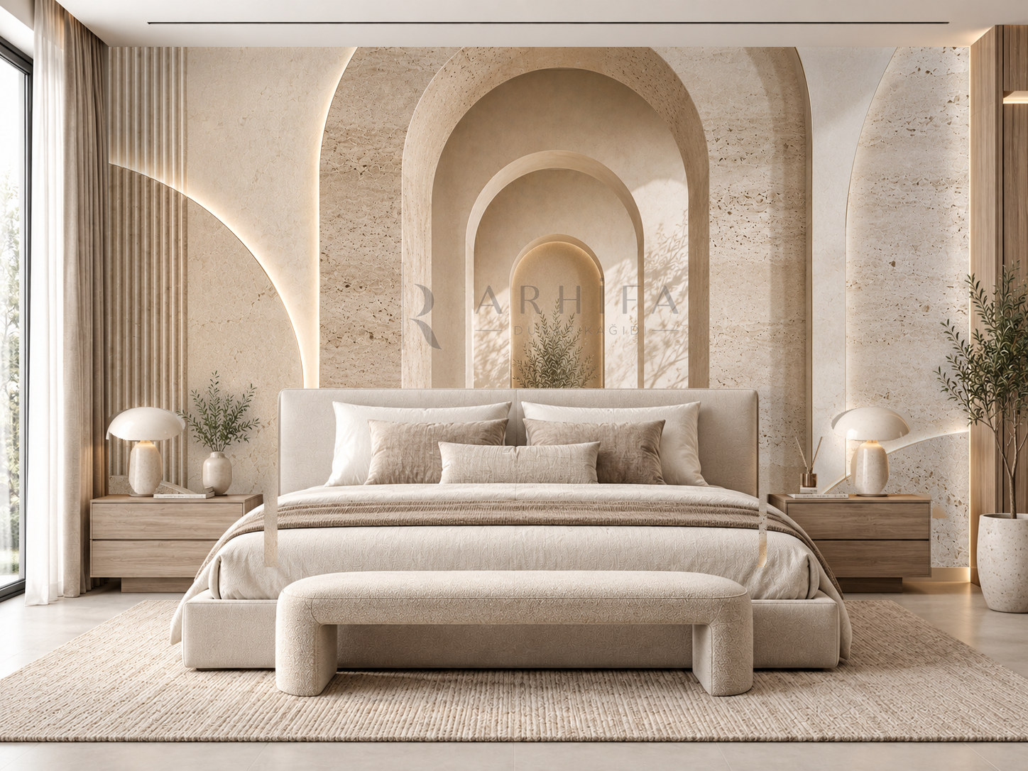 — Stone Passage Duvar Kağıdı (SA-006) – görsel 1