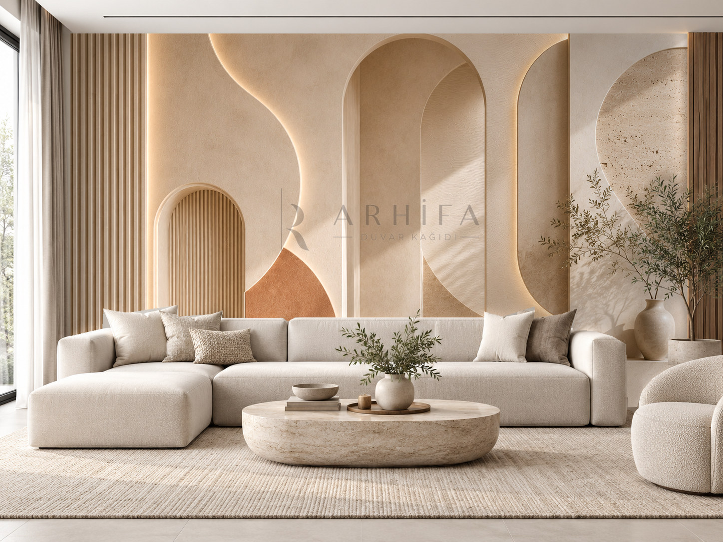 — Organic Facade Duvar Kağıdı (SA-011) – görsel 1