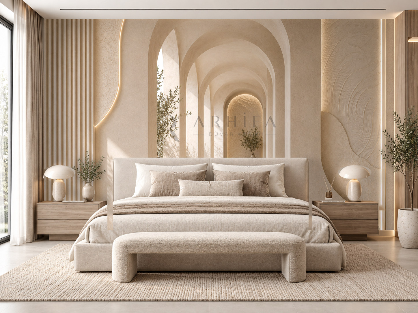 — Natural Corridor Duvar Kağıdı (SA-012) – görsel 1