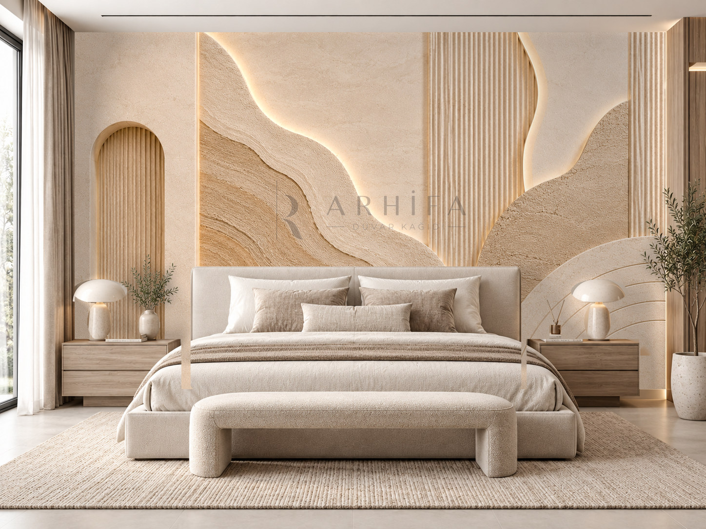 — Sandstone Layers Duvar Kağıdı (SL-004) – görsel 1