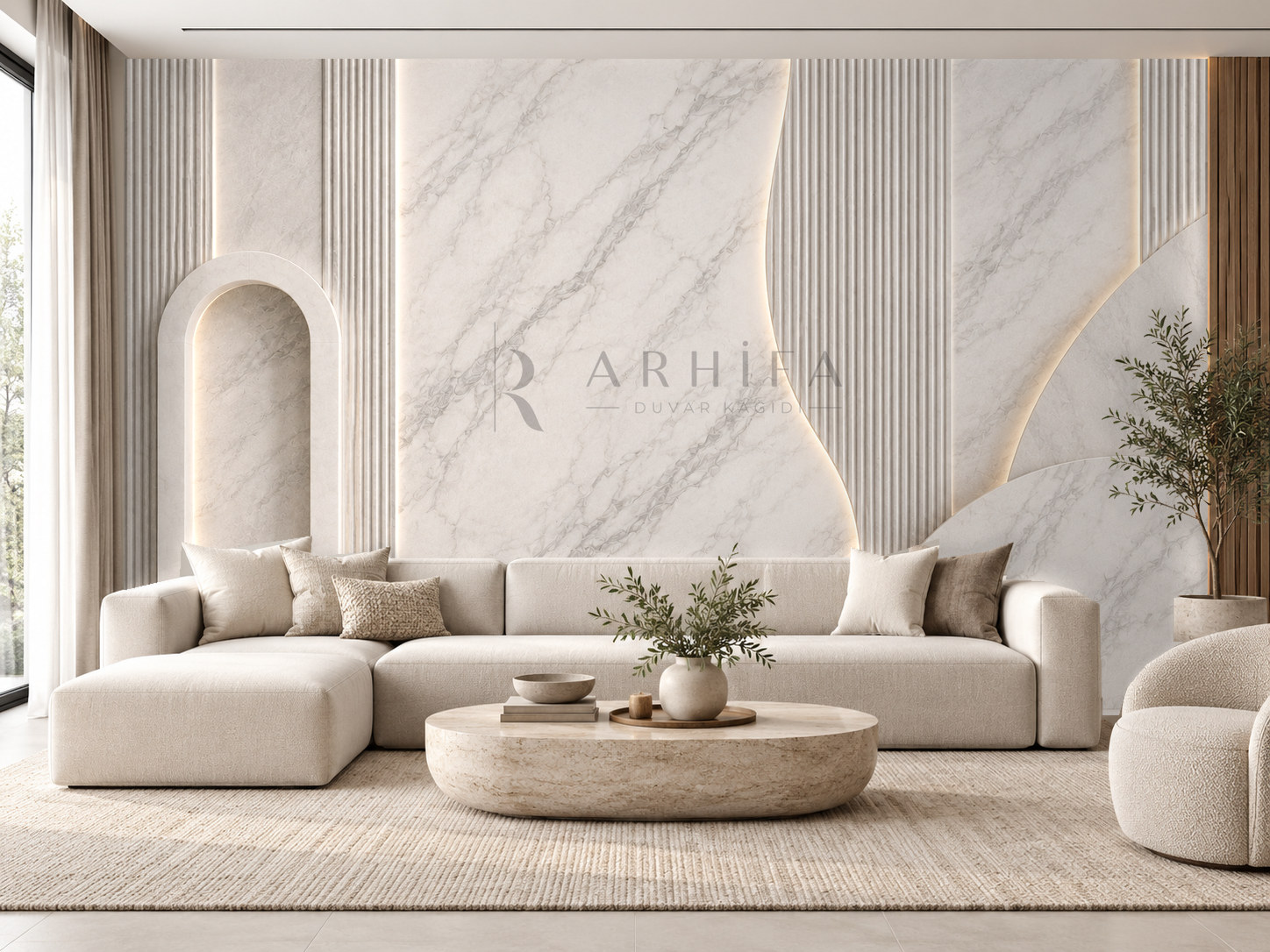 — Marble Whisper Duvar Kağıdı (SL-008) – görsel 1