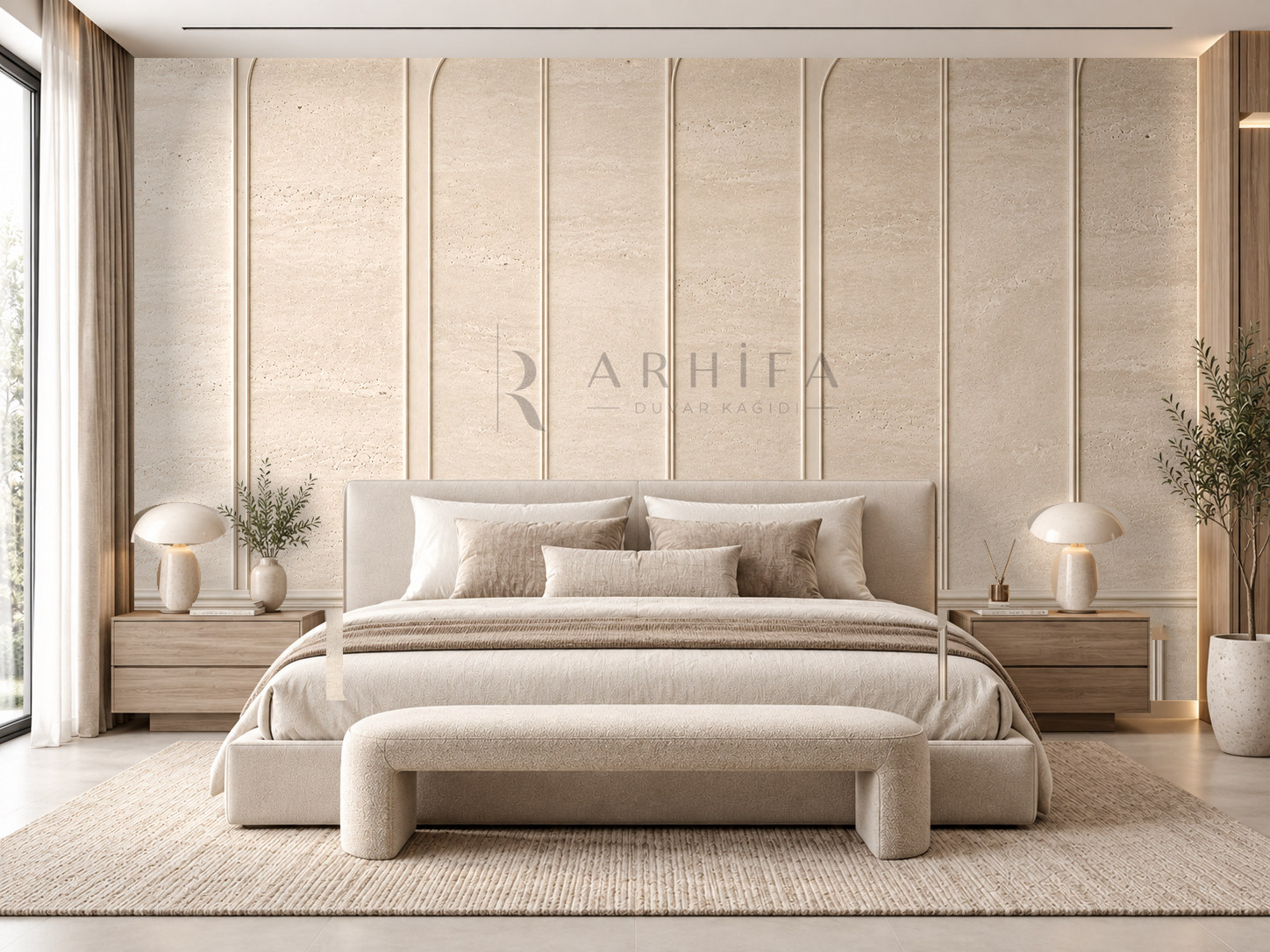 — Soft Stone Panels Duvar Kağıdı (AP-012)
