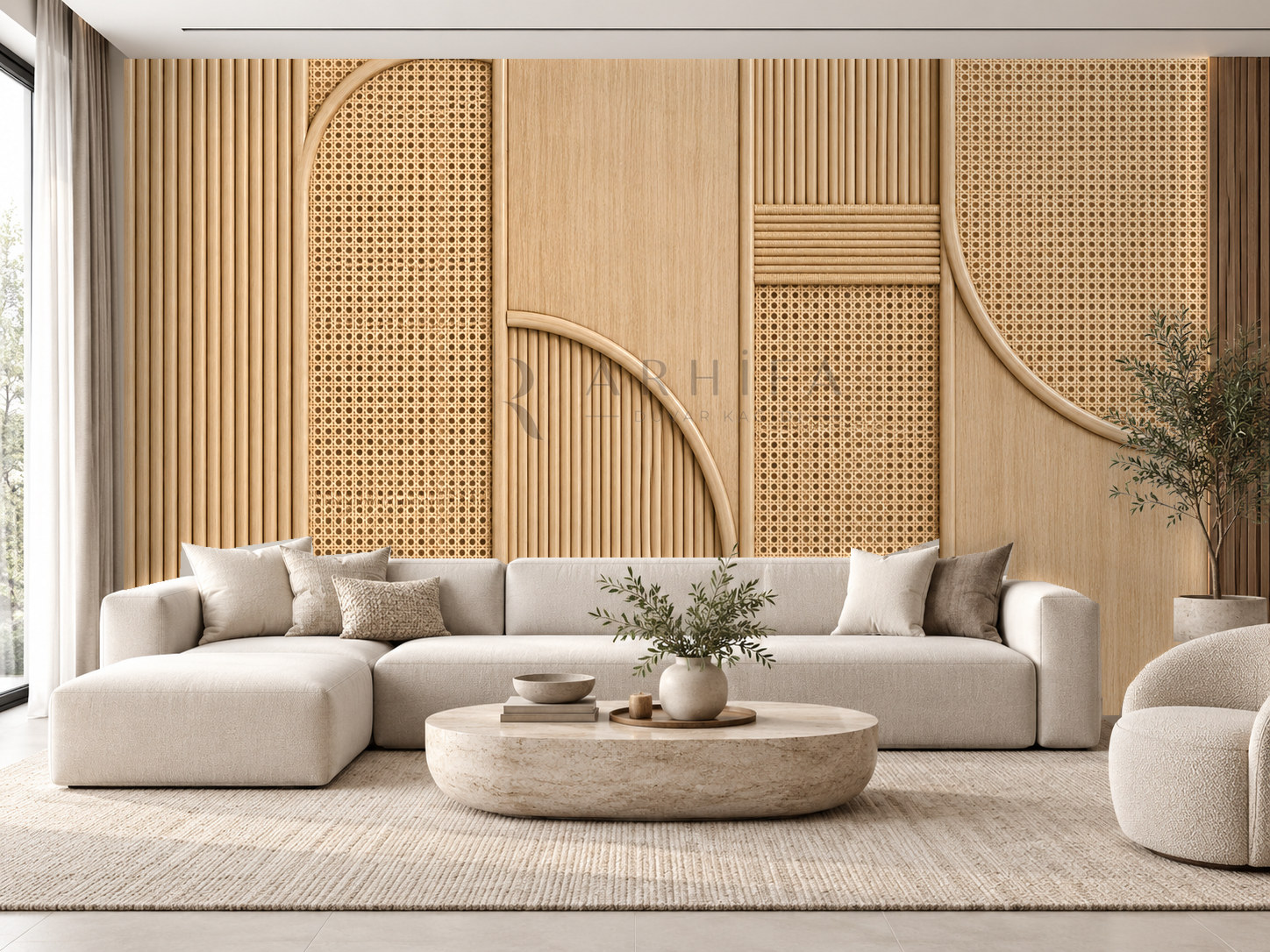— Quiet Panel Duvar Kağıdı (RW-014) – görsel 1