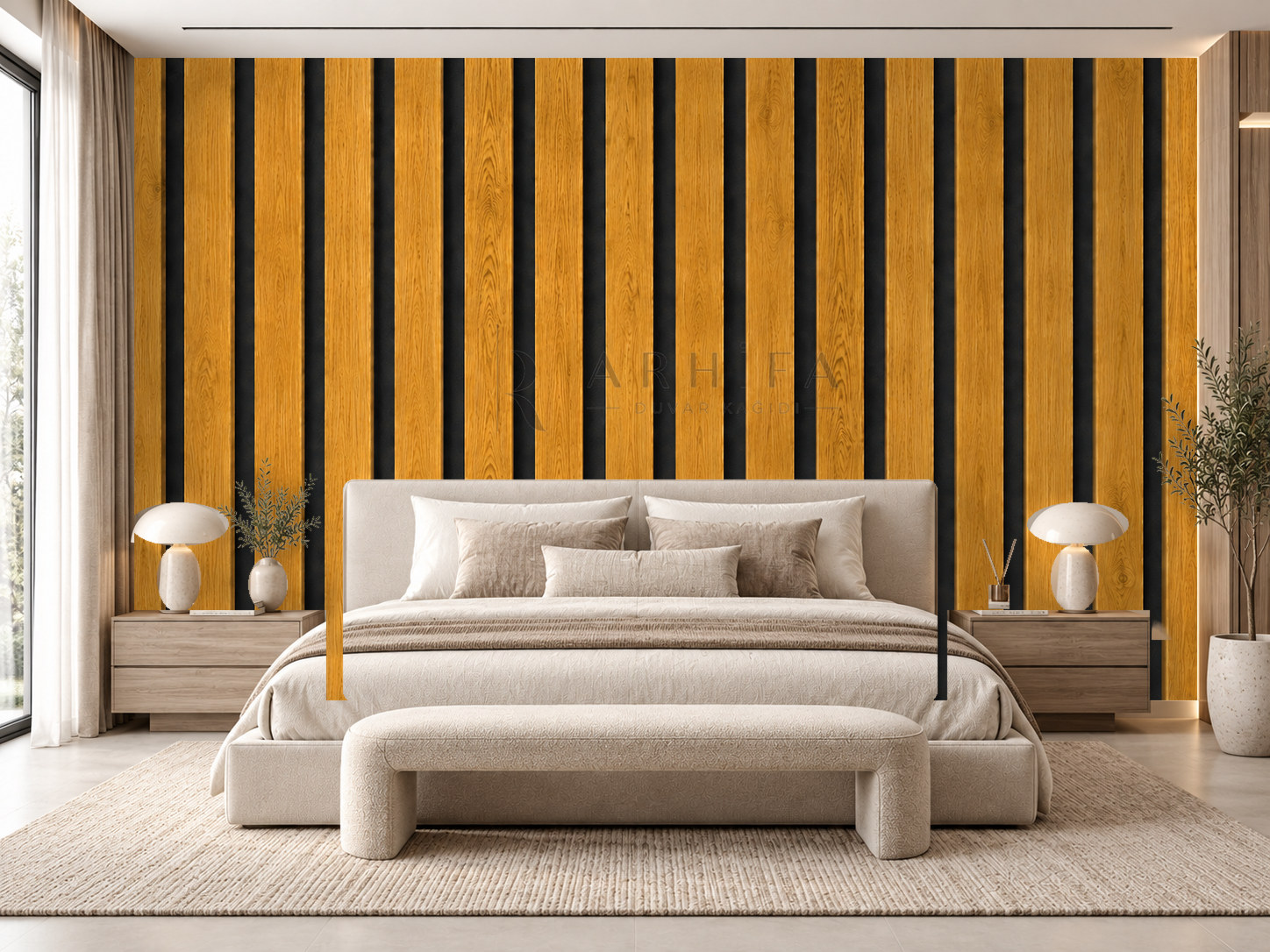 — Golden Oak Duvar Kağıdı (WAS-006) – görsel 1