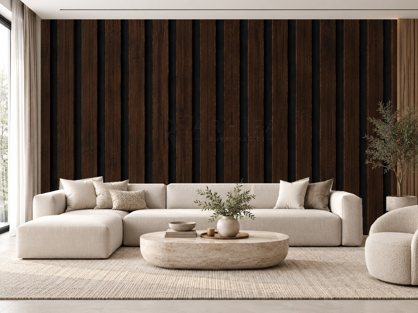 — Dark Walnut Duvar Kağıdı (WAS-013) – görsel 1