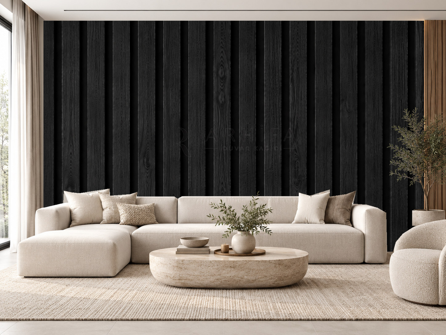 — Black Oak Signature Duvar Kağıdı (WAS-015) – görsel 1