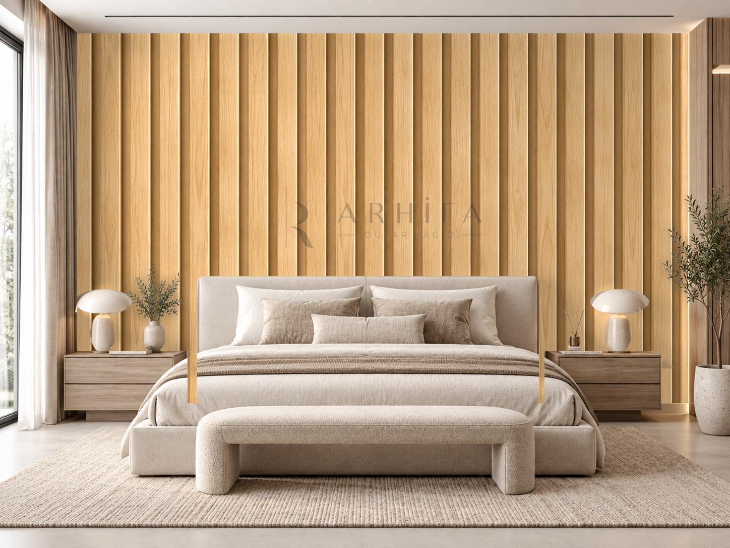 — Natural Oak Duvar Kağıdı (WFP-001) – görsel 1