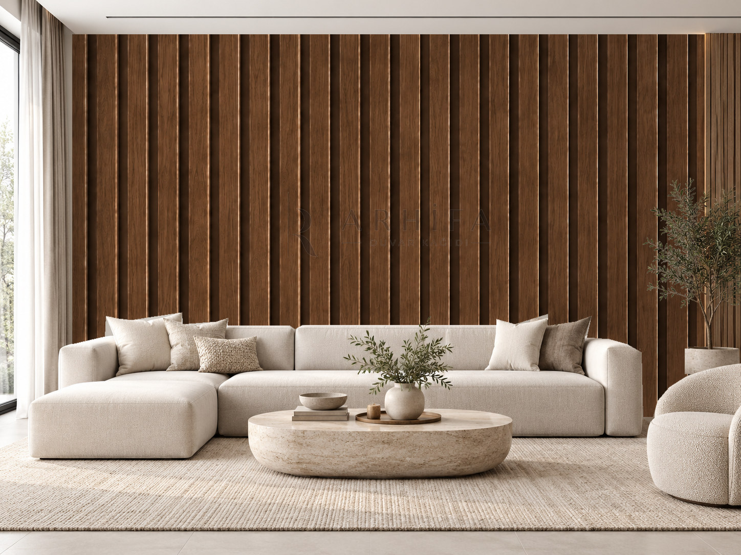 — Chestnut Brown Duvar Kağıdı (WFP-010) – görsel 1