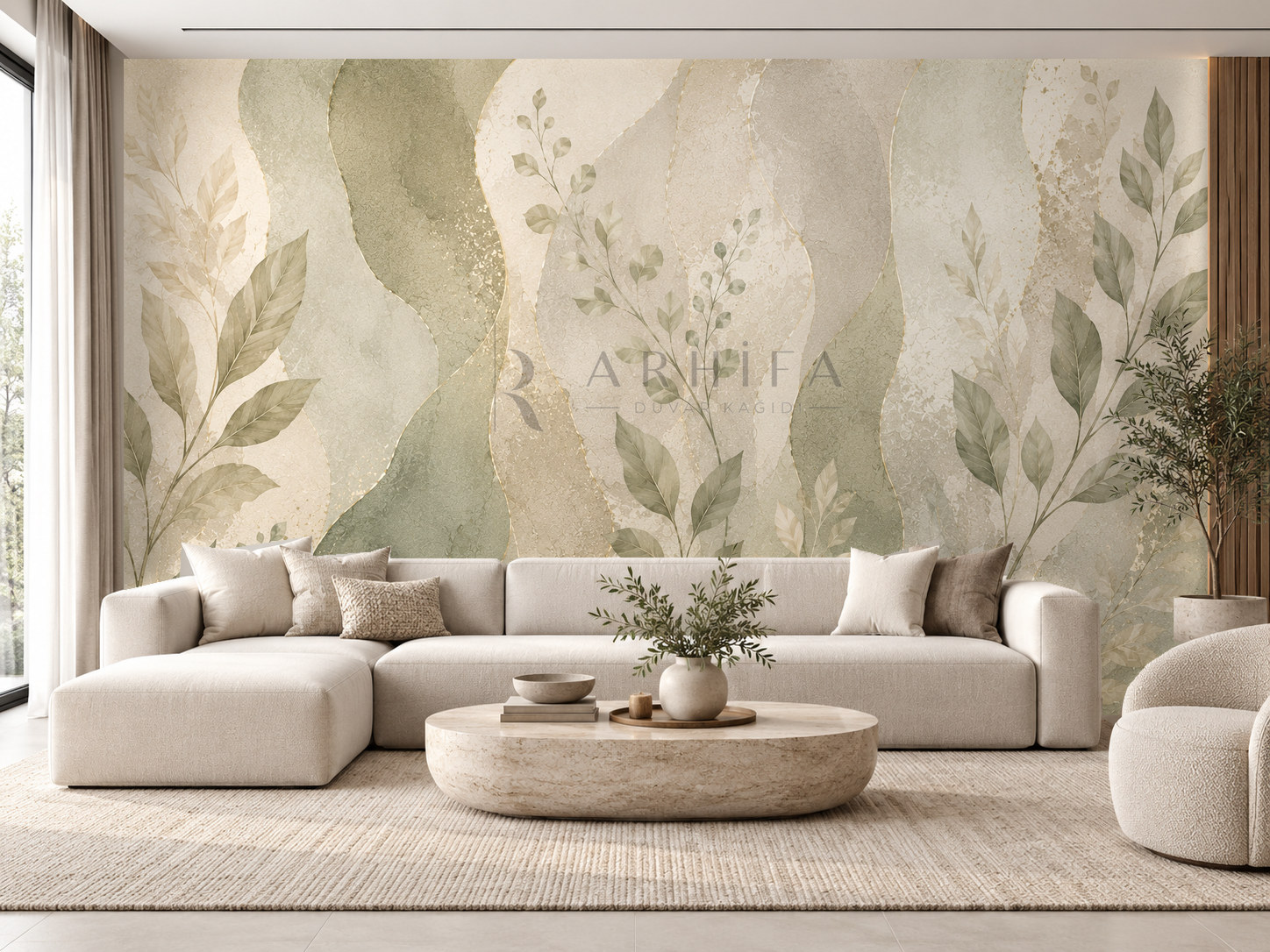 Sage Serenity Duvar Kağıdı (IH-003)