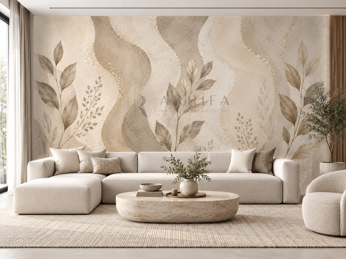 Mushroom Texture Duvar Kağıdı (IH-007)