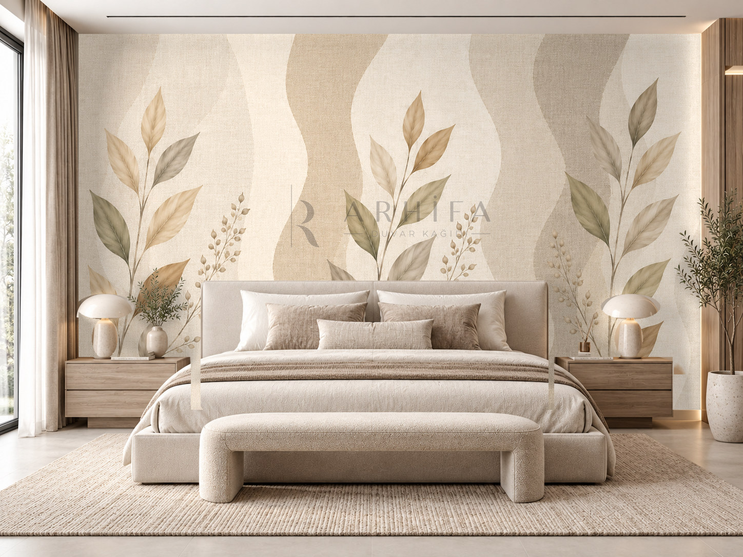 Natural Linen Duvar Kağıdı (IH-014) – görsel 1