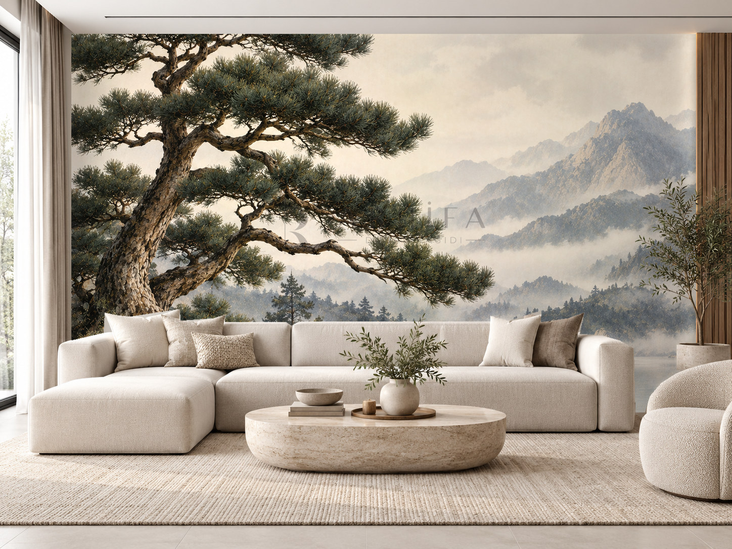 — Black Pine Duvar Kağıdı (JI-012A) – görsel 1