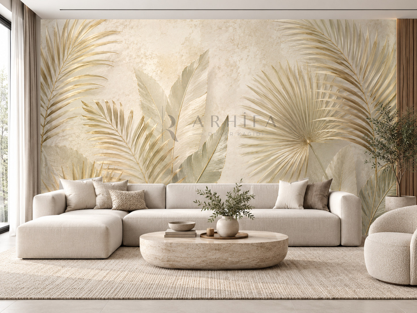 Palm Elegance Duvar Kağıdı (LN-004) – görsel 1