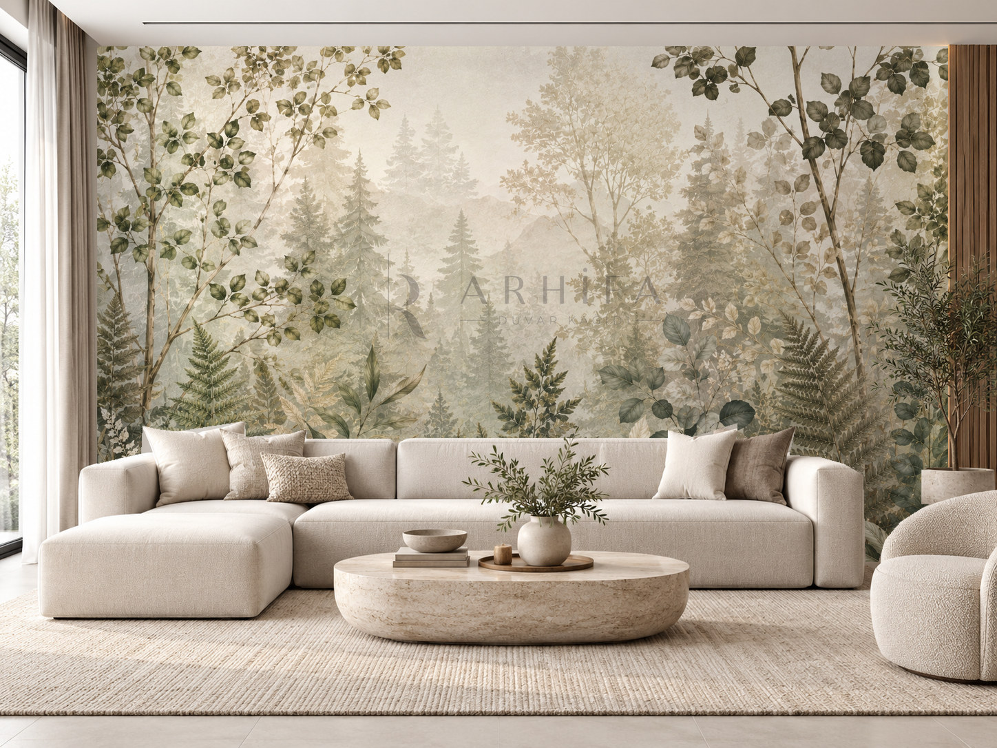 Forest Layers Duvar Kağıdı (LN-012) – görsel 1