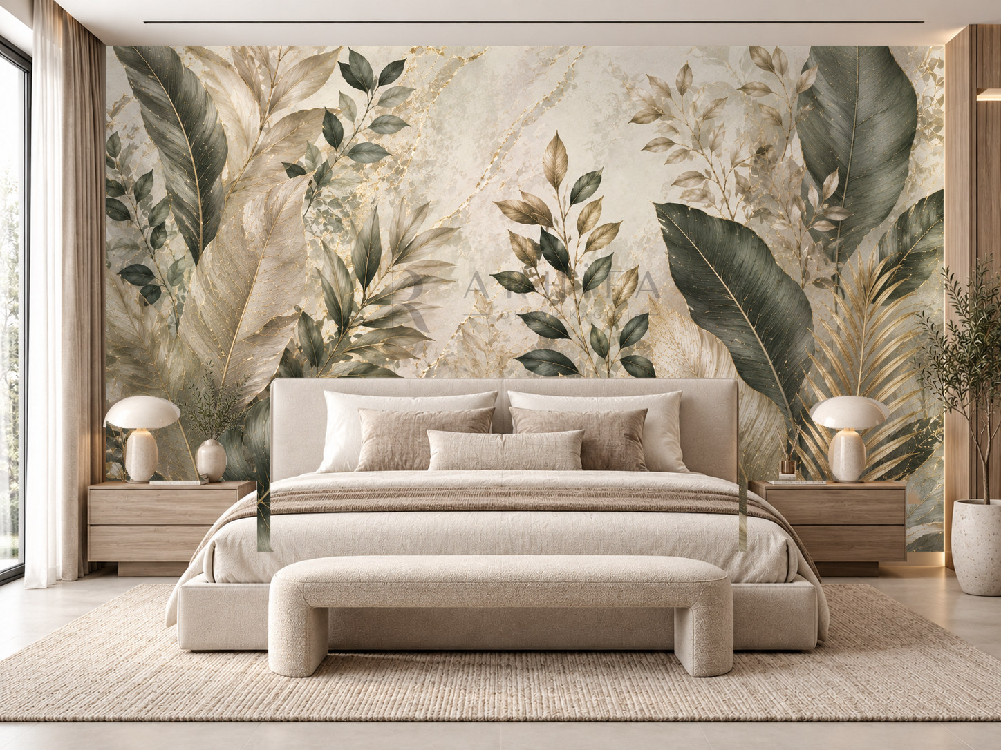 Luxury Foliage Duvar Kağıdı (LN-013) – görsel 1