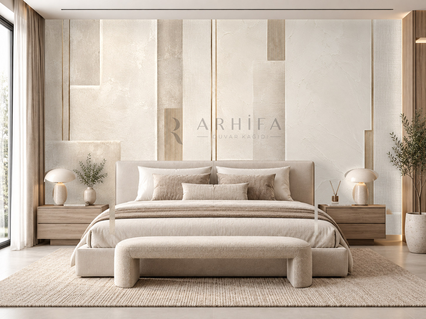 — Soft Bronze Duvar Kağıdı (QL-011) – görsel 1