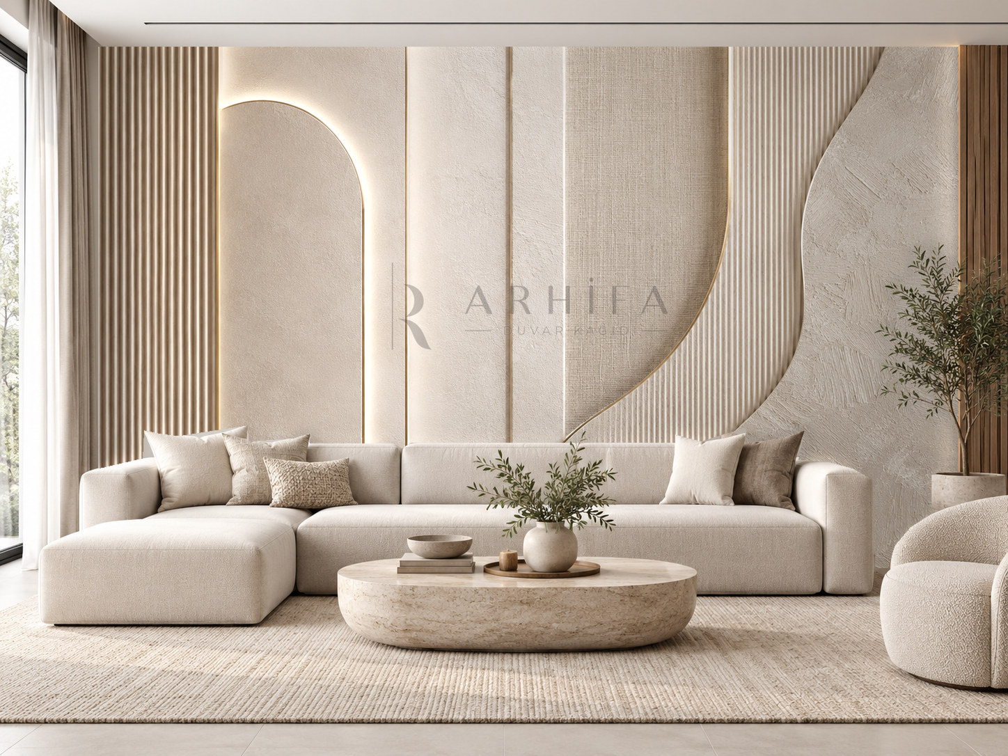 — Refined Texture Duvar Kağıdı (QL-014) – görsel 1