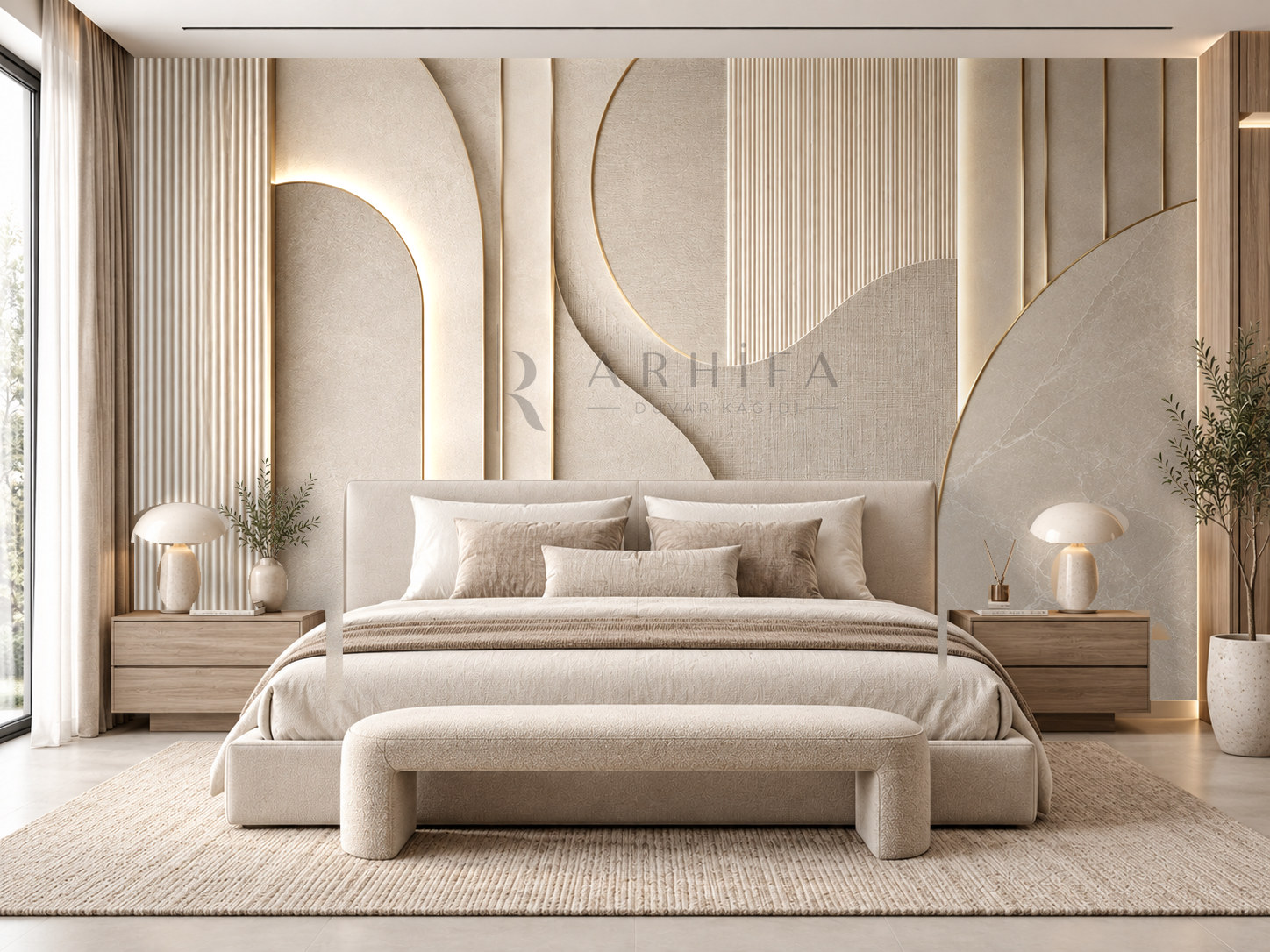 — Quiet Luxury Signature Duvar Kağıdı (QL-015) – görsel 1