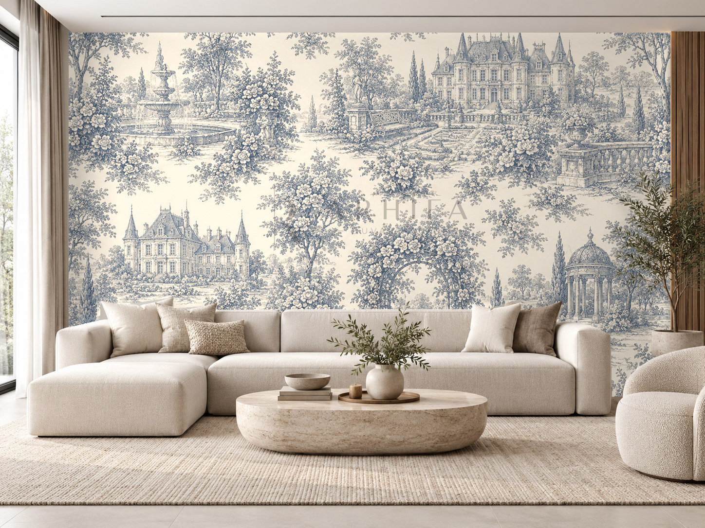 — Château Garden Duvar Kağıdı (TJ-002) – görsel 1