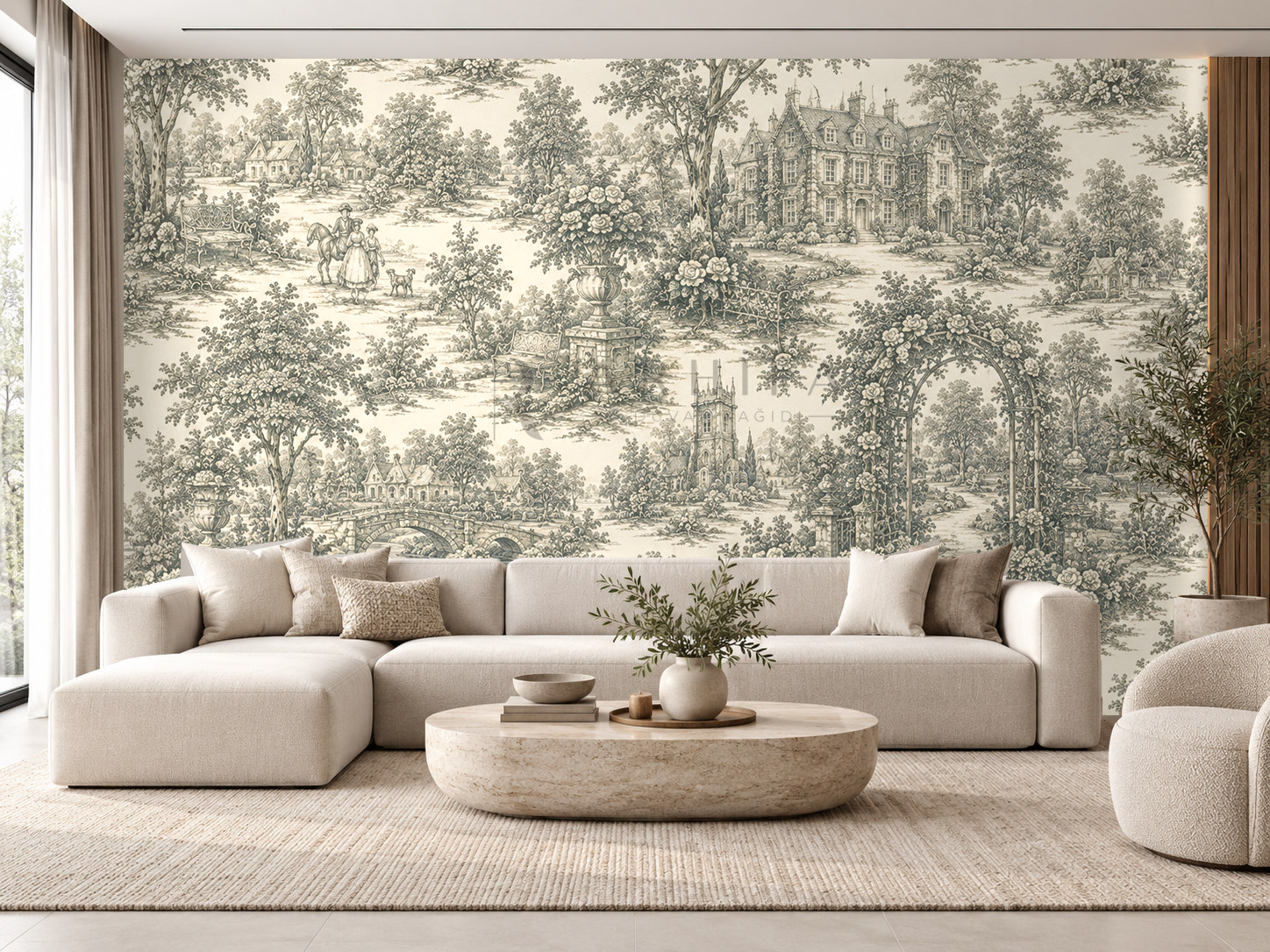 — English Manor Duvar Kağıdı (TJ-004) – görsel 1