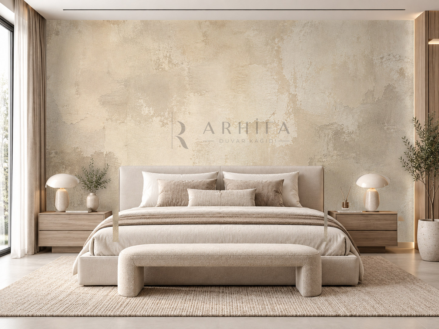 — Weathered Wall Duvar Kağıdı (WS-007) – görsel 1
