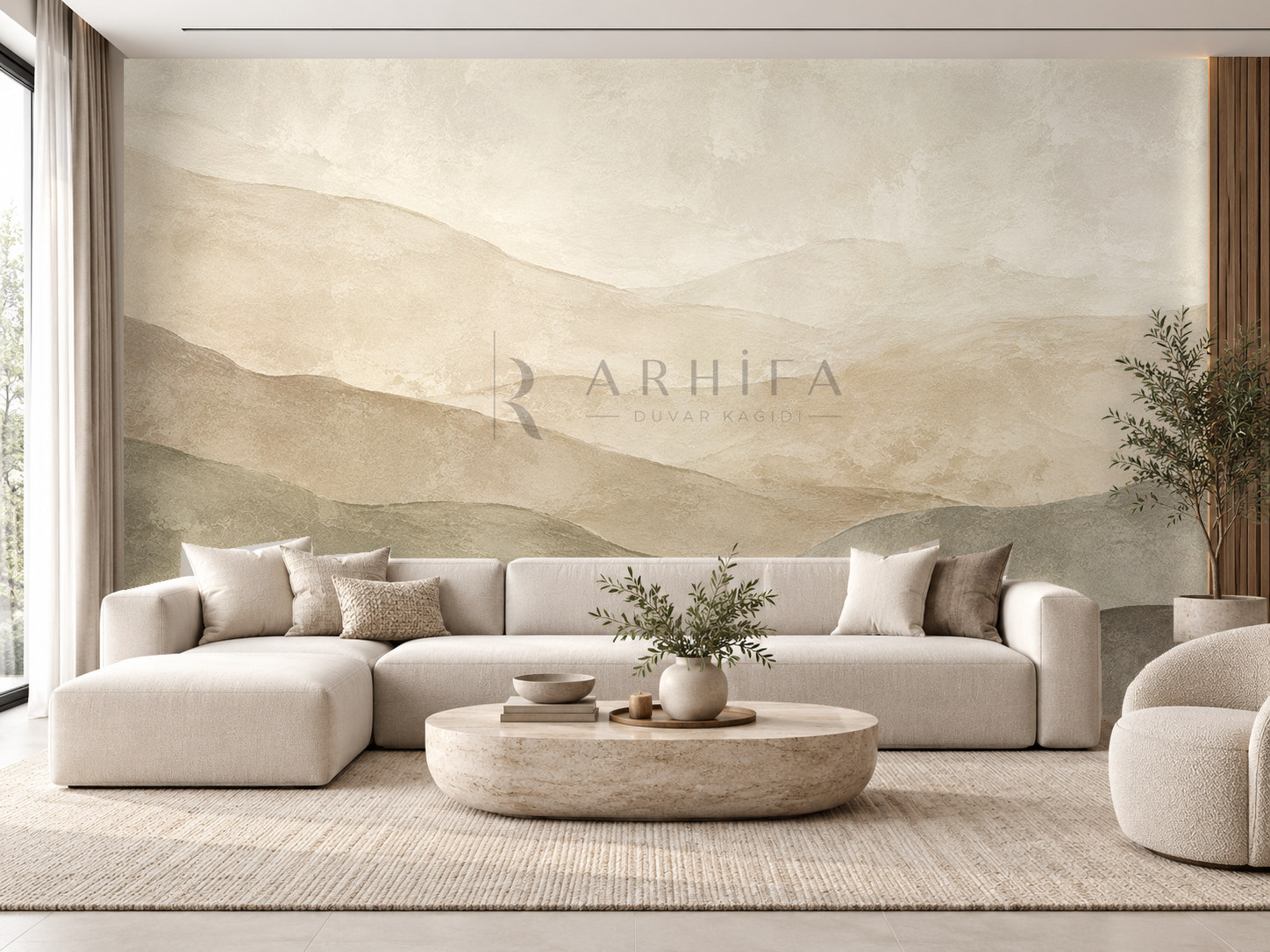 — Organic Horizon Duvar Kağıdı (WS-010) – görsel 1