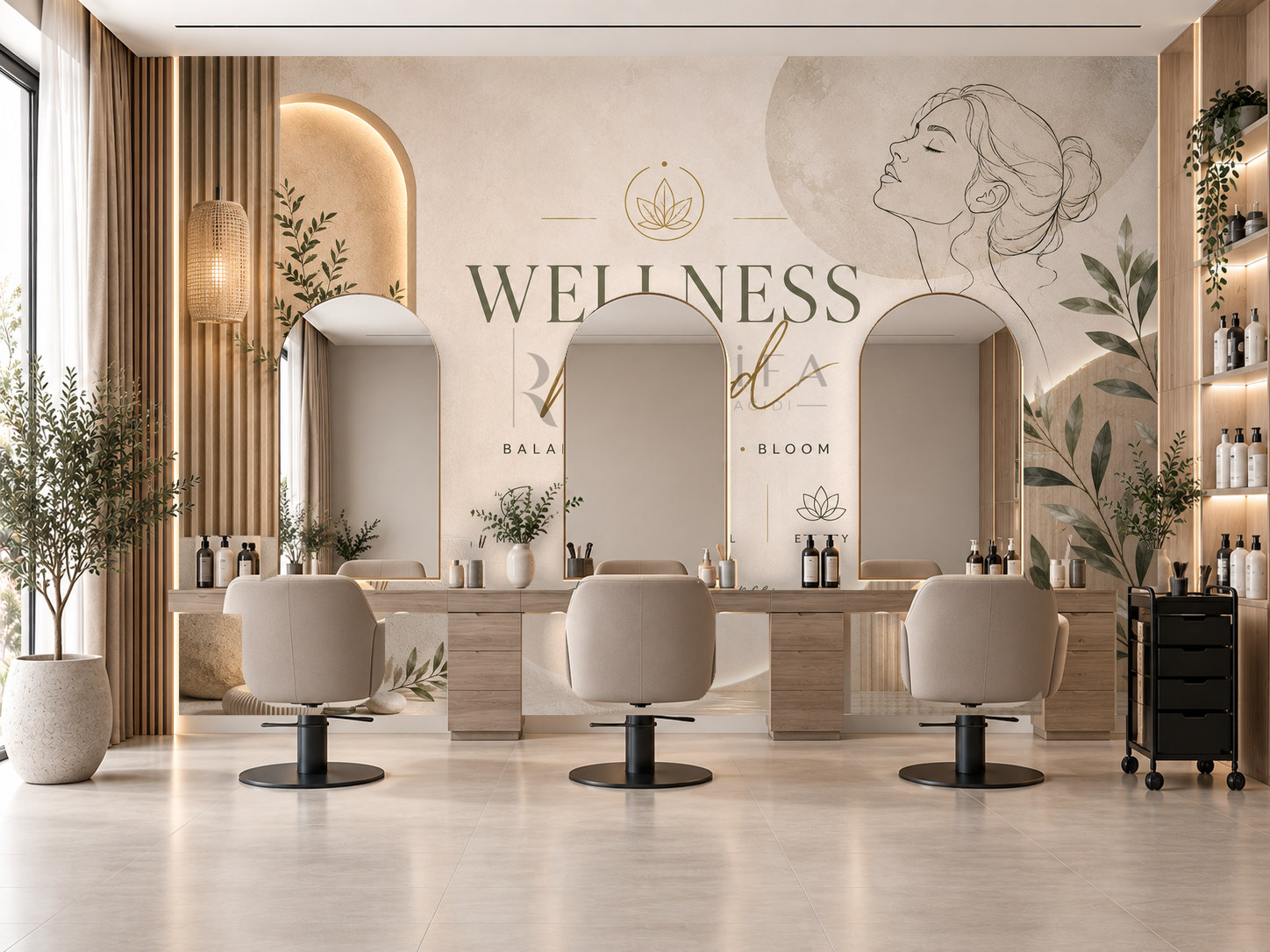 — Wellness Mood Duvar Kağıdı (BW-010)
