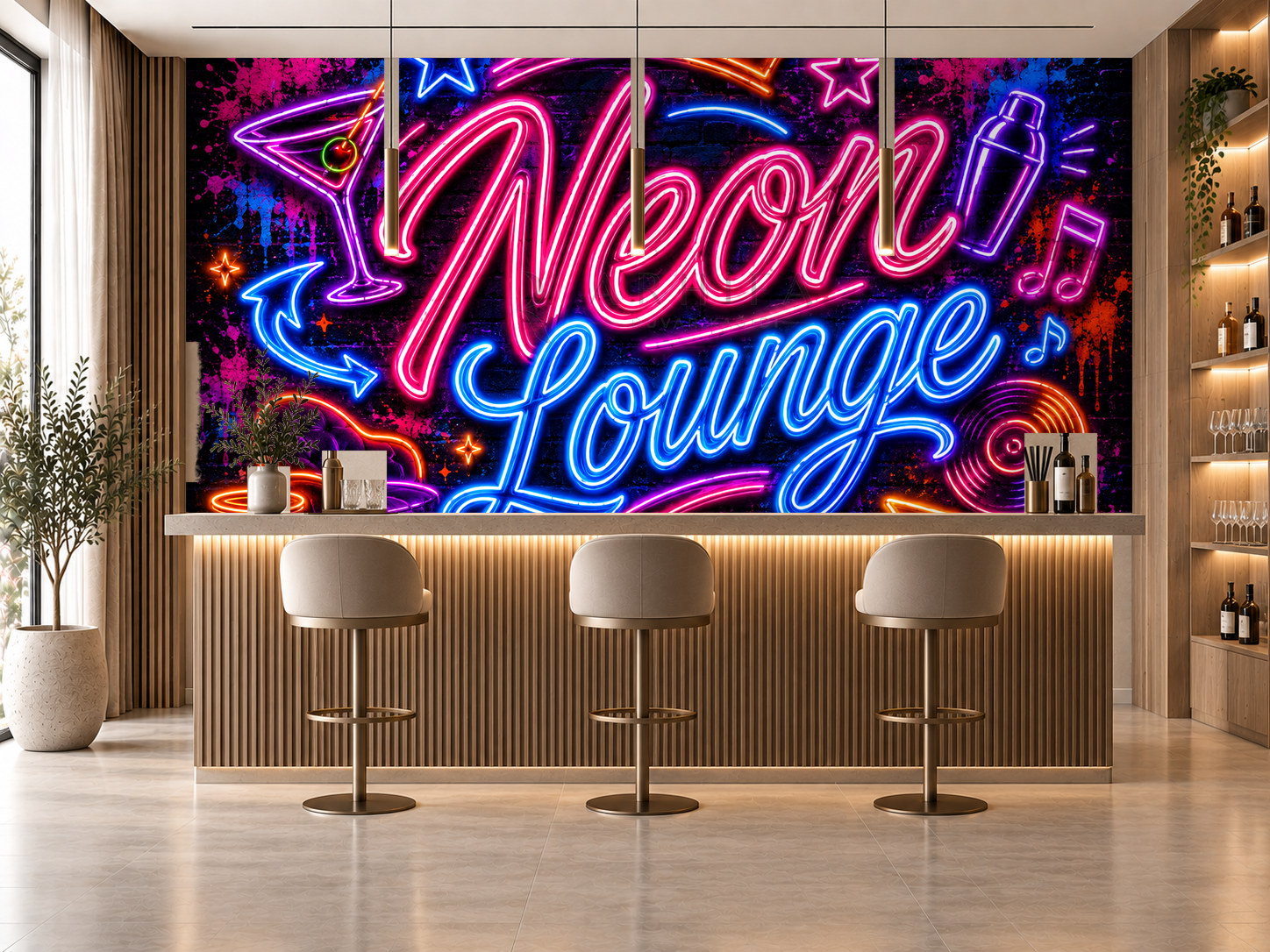 — Neon Duvar Kağıdı (EN-006) – görsel 1