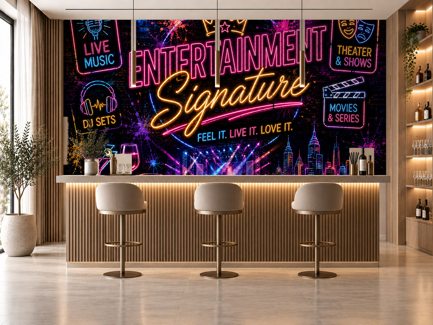 — Entertainment Signature Duvar Kağıdı (EN-015) – görsel 1