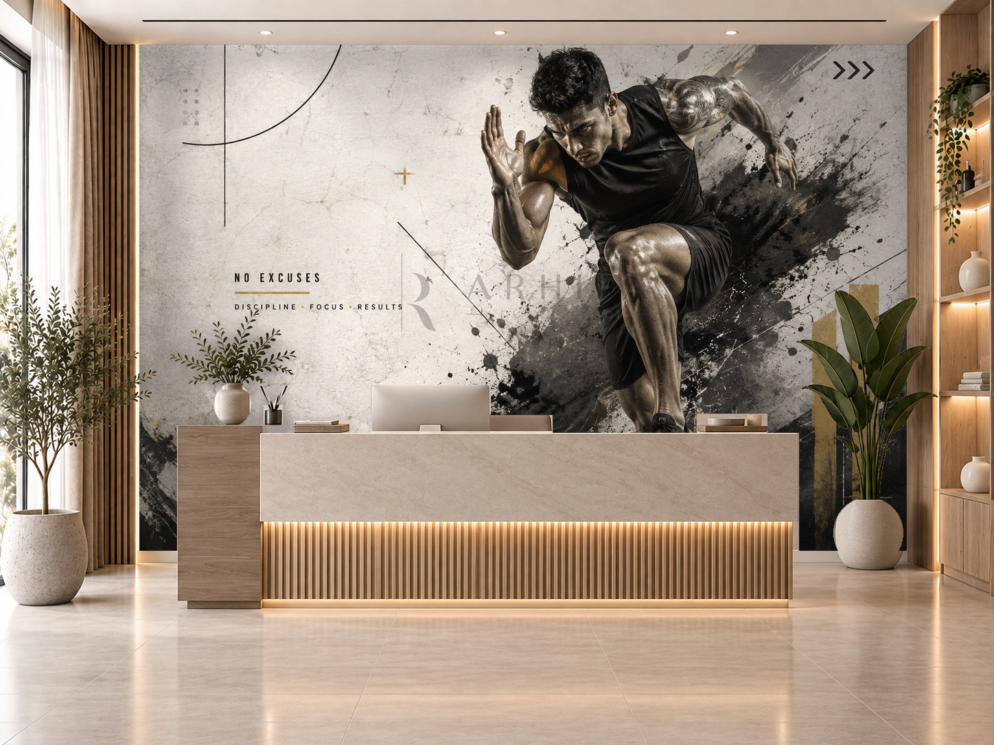 — No Excuses Duvar Kağıdı (FA-003) – görsel 1