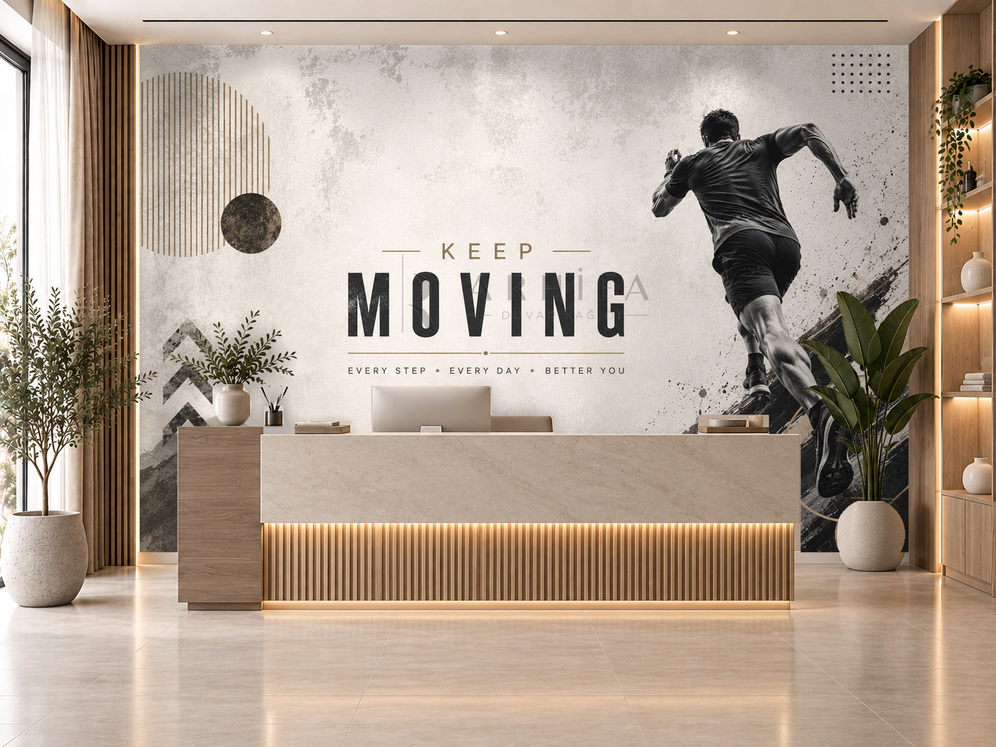 — Keep Moving Duvar Kağıdı (FA-010) – görsel 1