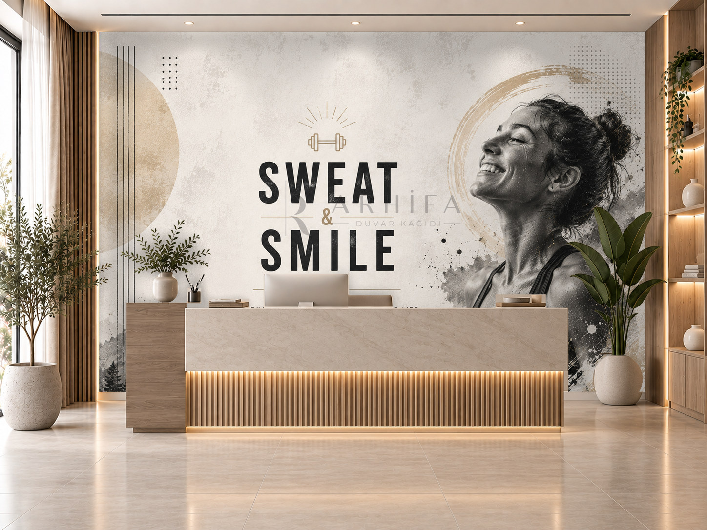 — Sweat & Smile Duvar Kağıdı (FA-011) – görsel 1