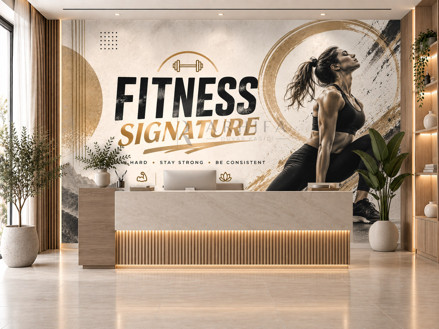 — Fitness Signature Duvar Kağıdı (FA-015A) – görsel 1