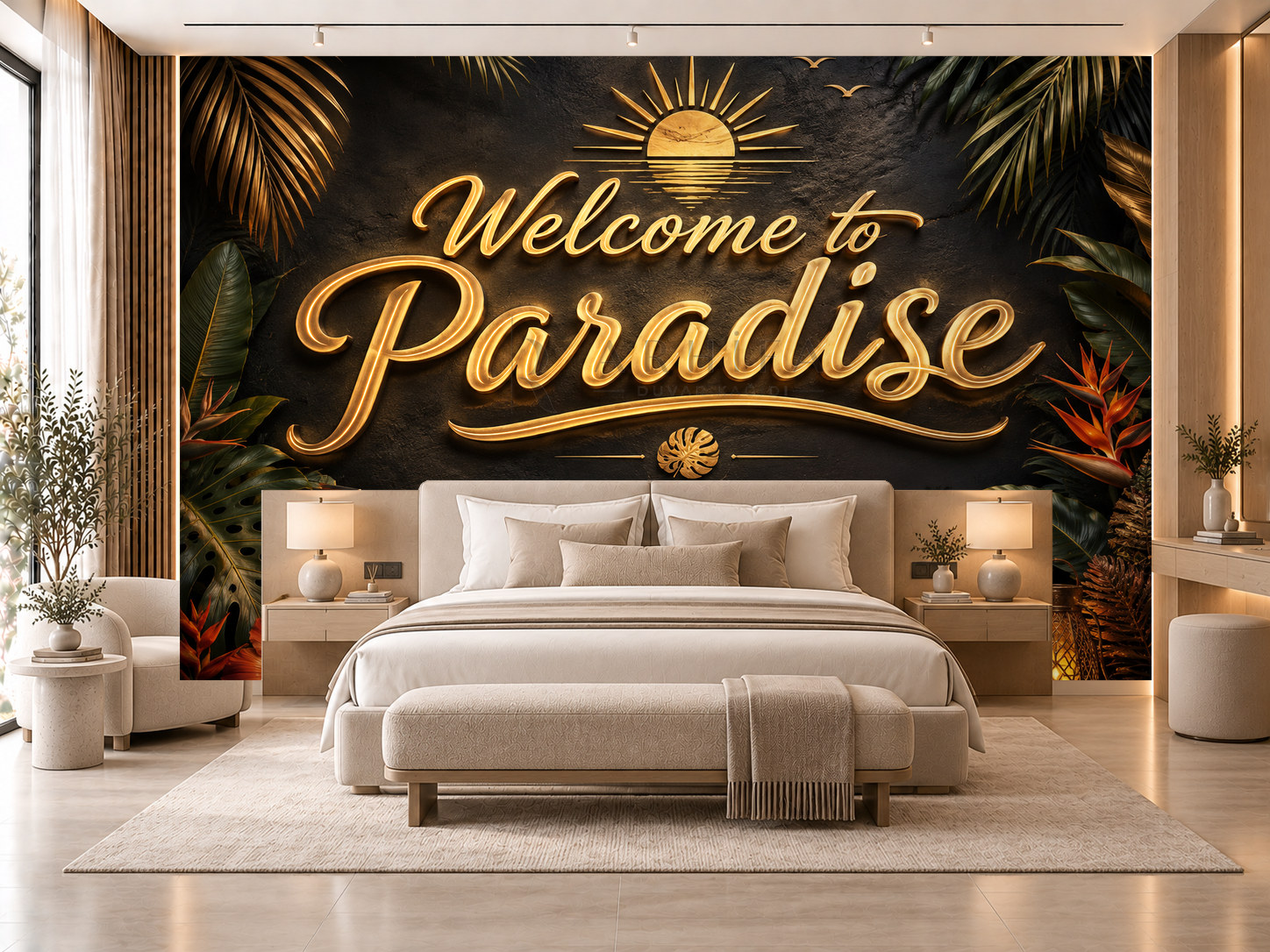 — Welcome to Paradise Duvar Kağıdı (HR-001) – görsel 1