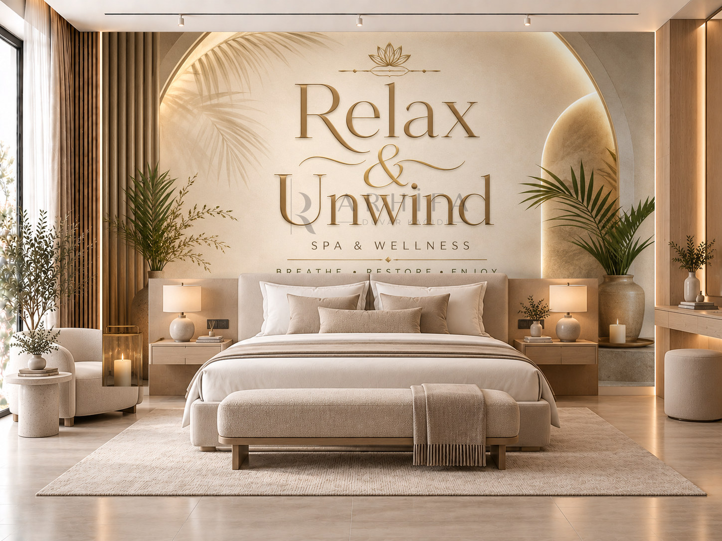 — Relax & Unwind Duvar Kağıdı (HR-003) – görsel 1