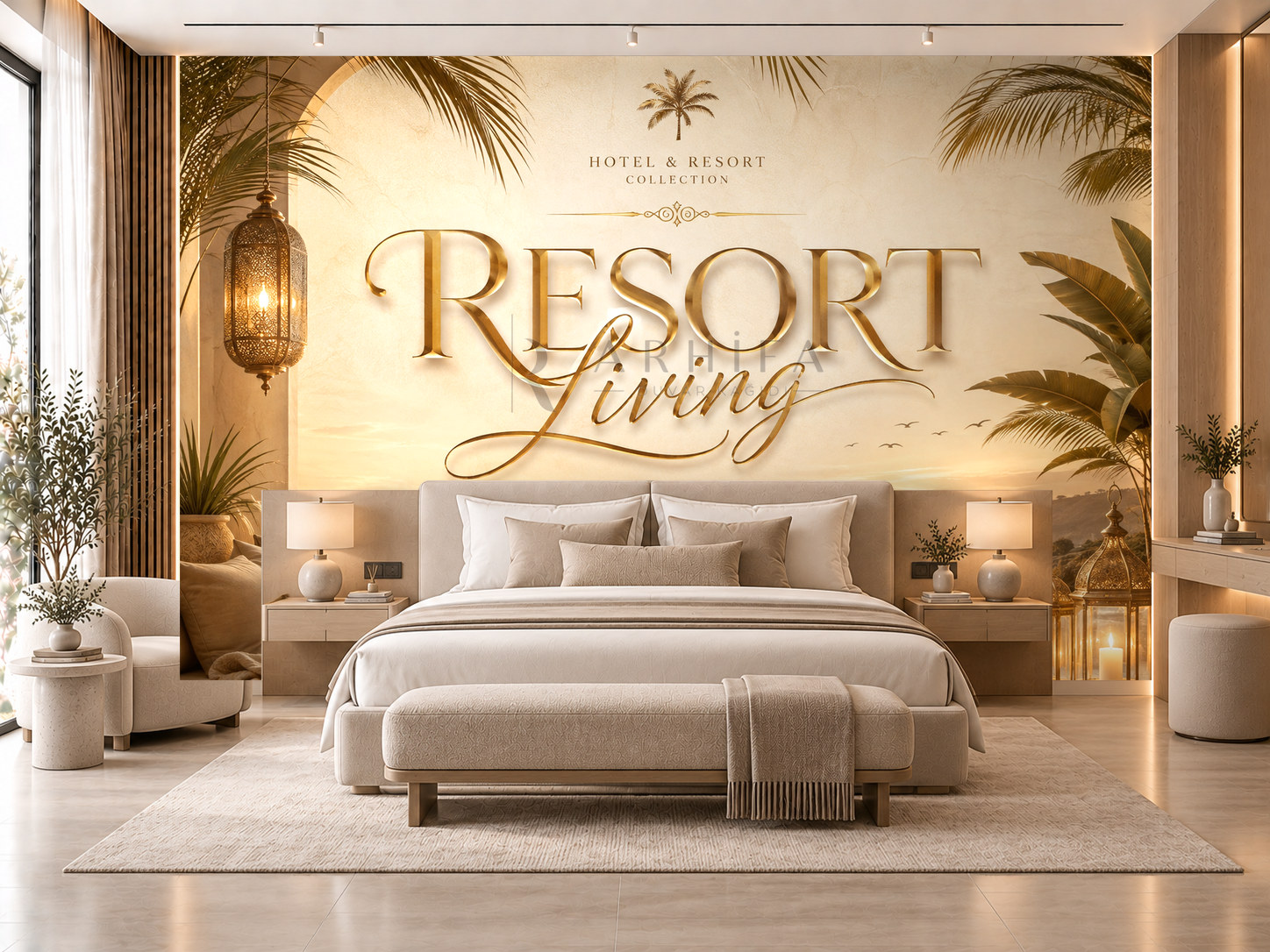 — Resort Living Duvar Kağıdı (HR-006) – görsel 1